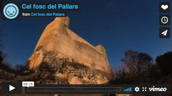 El cel fosc del Pallars. Time lapse que recull imatges del cel fosc del Pallars.