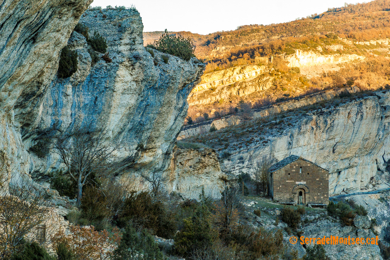 Ermita de Mare de Déu del Congost. Girbeta, Viacamp i Lliterà. Ribagorça, Osca. Aragó. Montsec.
