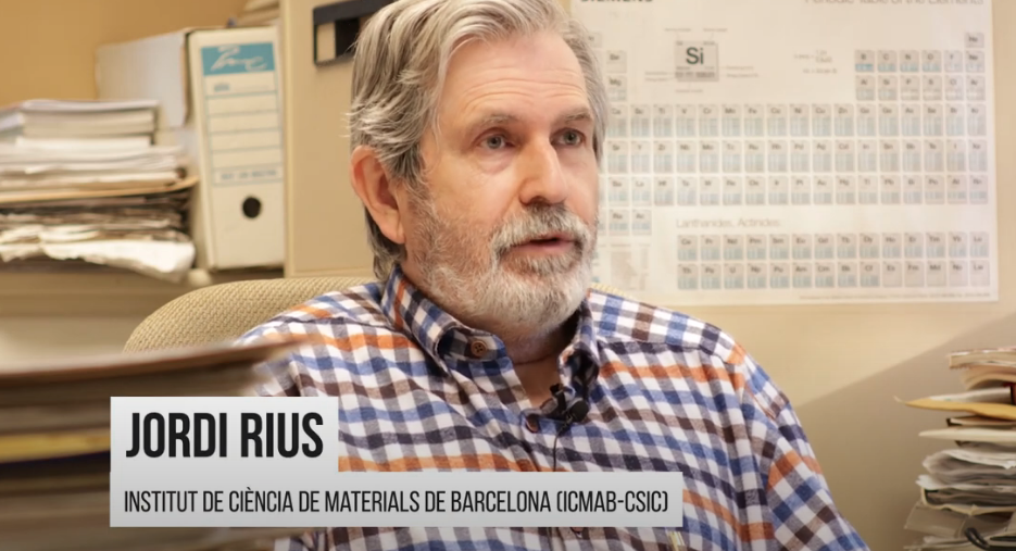 Entrevista, l'investigador de l'Institut de Ciència de Materials de Barcelona ICMAB-CSIC, Jordi Rius.