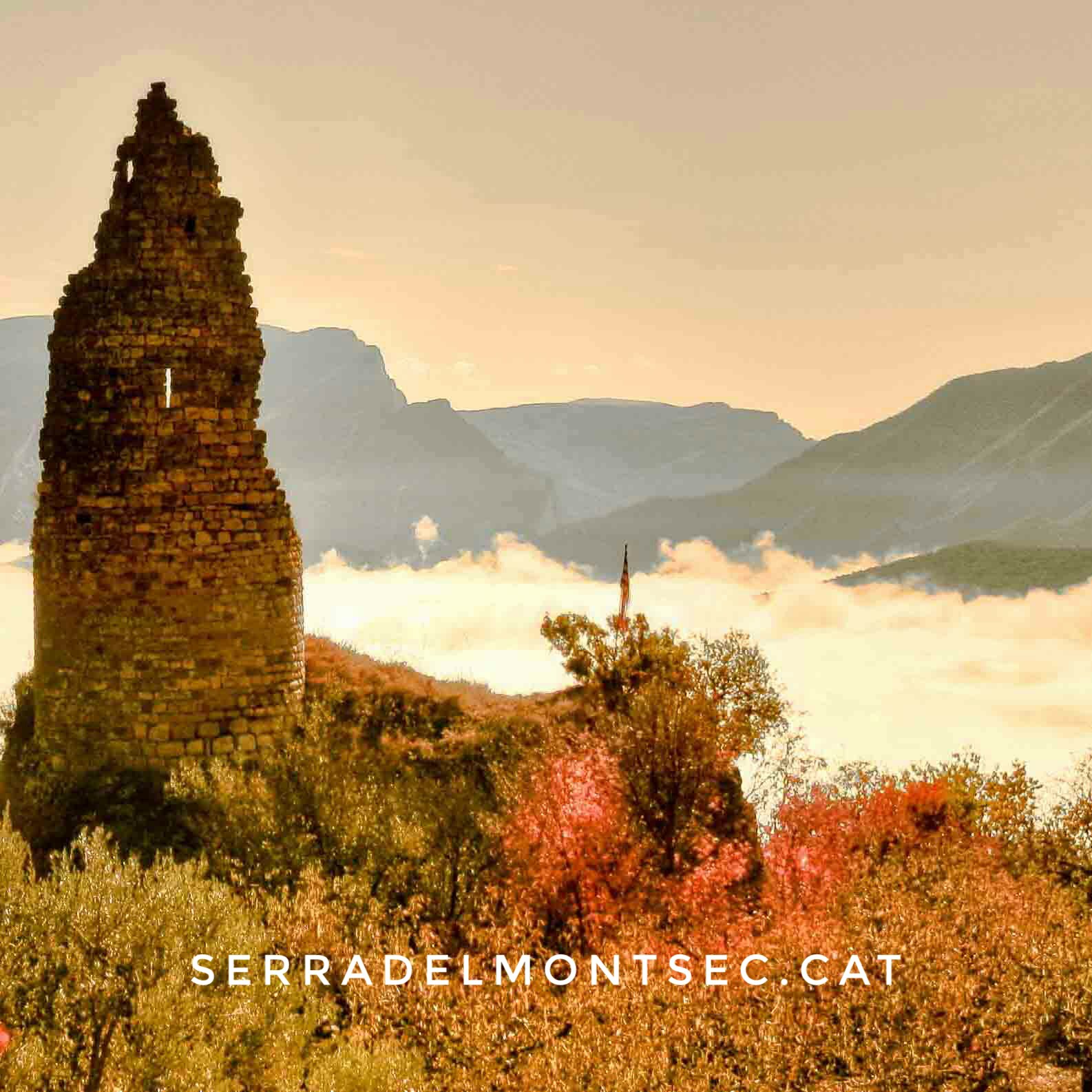 Torre d'Estorm, Sant Esteve de la Sarga. Pallars Jussa. Lleida, Catalunya. Montsec d'Ares.